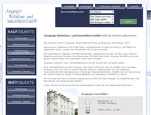 Tablet Screenshot of junginger-immobilien.de